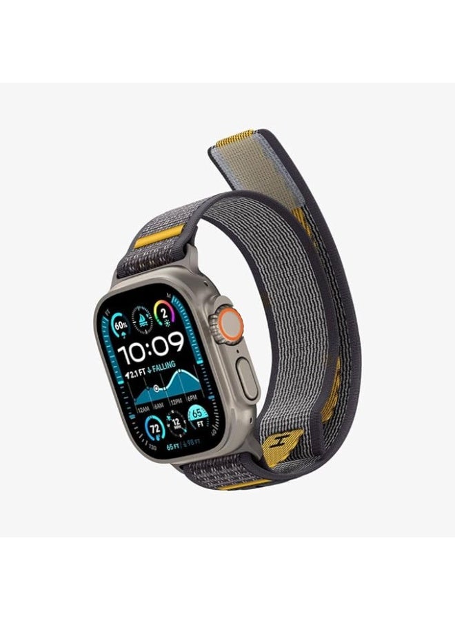 فكرة سوار ساعة رياضي فاخر من فكرا  متوافق مع ساعة ابل الترا 3 باند 49 ملم 46 ملم 45 ملم، سوار رياضي لساعة اي ووتش الترا 2 سلسلة 11 46 ملم / سلسلة 10 46 ملم سلسلة 9 8 7 6 5 اس اي 2 اس اي 3 - Image 3